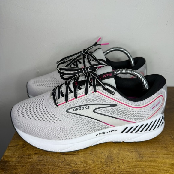 Brooks Ariel GTS 23 Running Shoes Women's Size 10 2E Extra Wide Grey - Picture 2 of 8